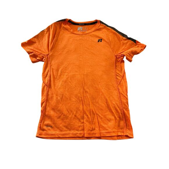 Russell Athletics Orange Short Sleeve Crew Neck T-Shirt Youth Size Medium 8 - Picture 1 of 5